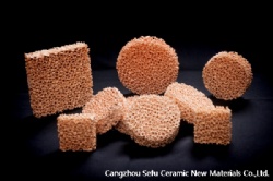 Zirconia ceramic foam filter